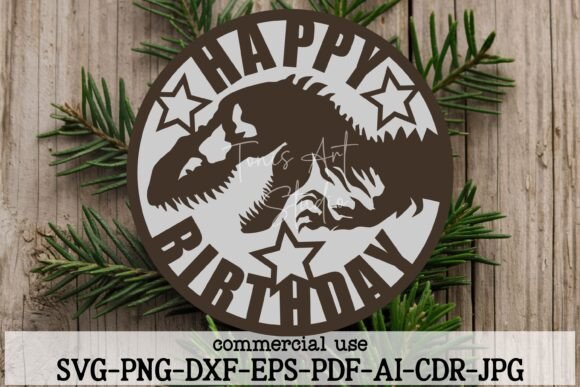 Download Dinosaur Cake Topper SVG, T-Rex Birthday - Cake topper svg Collection